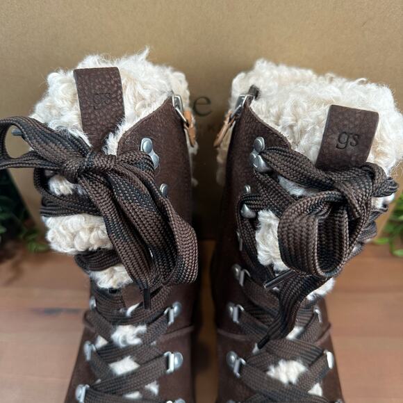 Gentle Souls by Kenneth Cole Women's Behann Alpine Lace-up Boots Size 11 - Picture 3 of 8